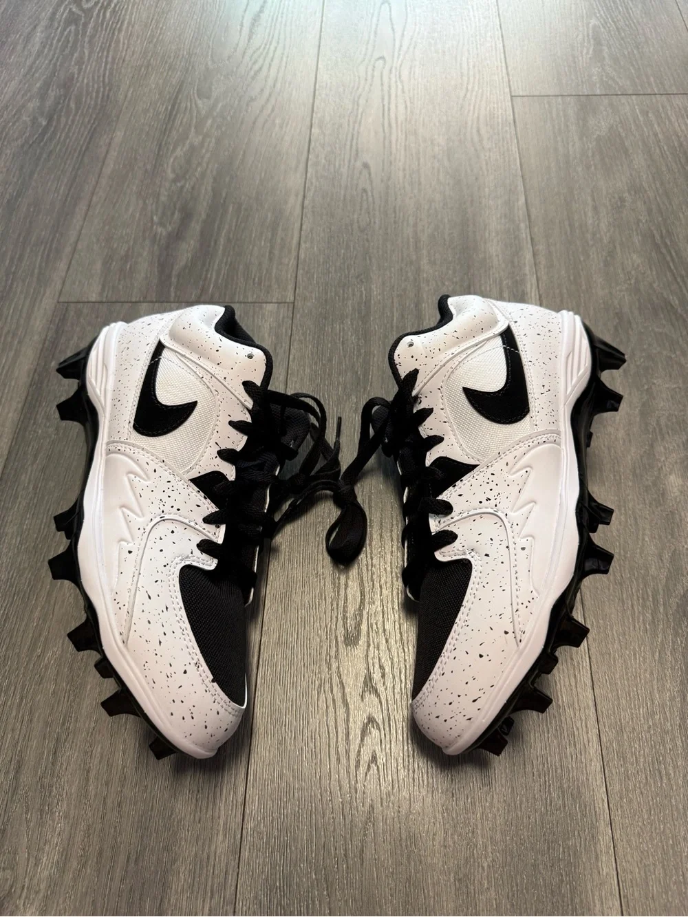 Air Jordan Stadium 90 TD Cleat 'White Black' HQ0210 100 Men's Size 8.5 New
